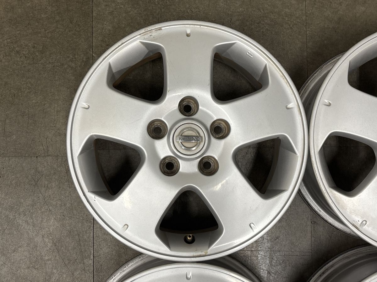 日産 C25 セレナ　15x5.5JJ/オフセット+45/PCD114.3-5H 純正品】ニッサン C25 セレナ 15in 5.5JJ +45 PCD114.3 4本セット