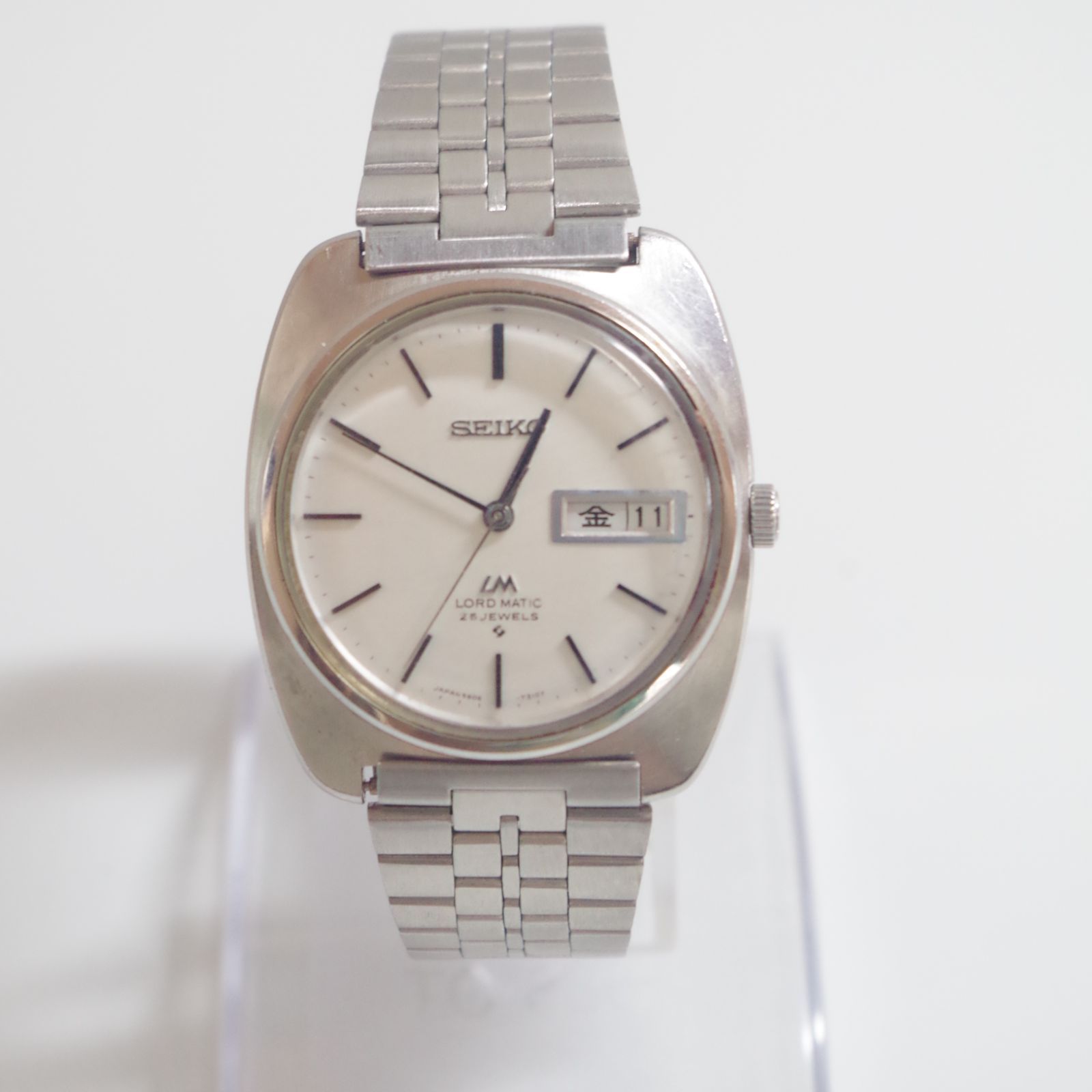 A7031 SEIKO 5606-7130 自動巻き 腕時計 ヴィンテージ 動作確認済み 新品ベルト交換済み