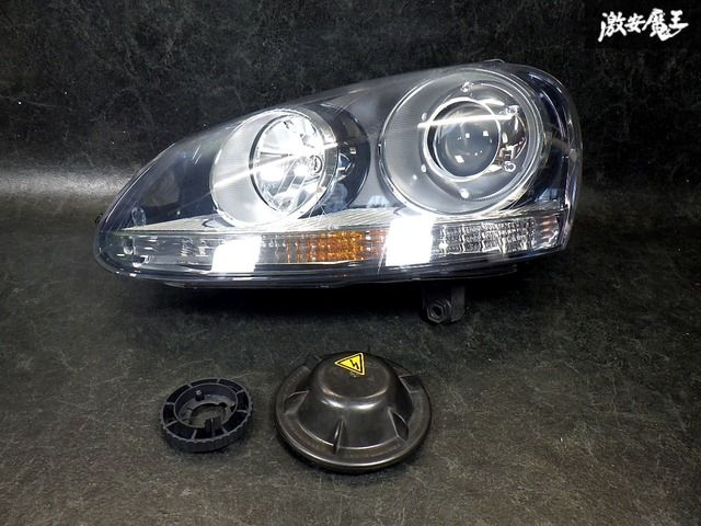【破損無し！ 即発送！】VW フォルクスワーゲン 純正 1K ゴルフ5 GTI HID ヘッドライト ヘッドランプ 左 左側 ハンドル位置不明 301212671 15,032円