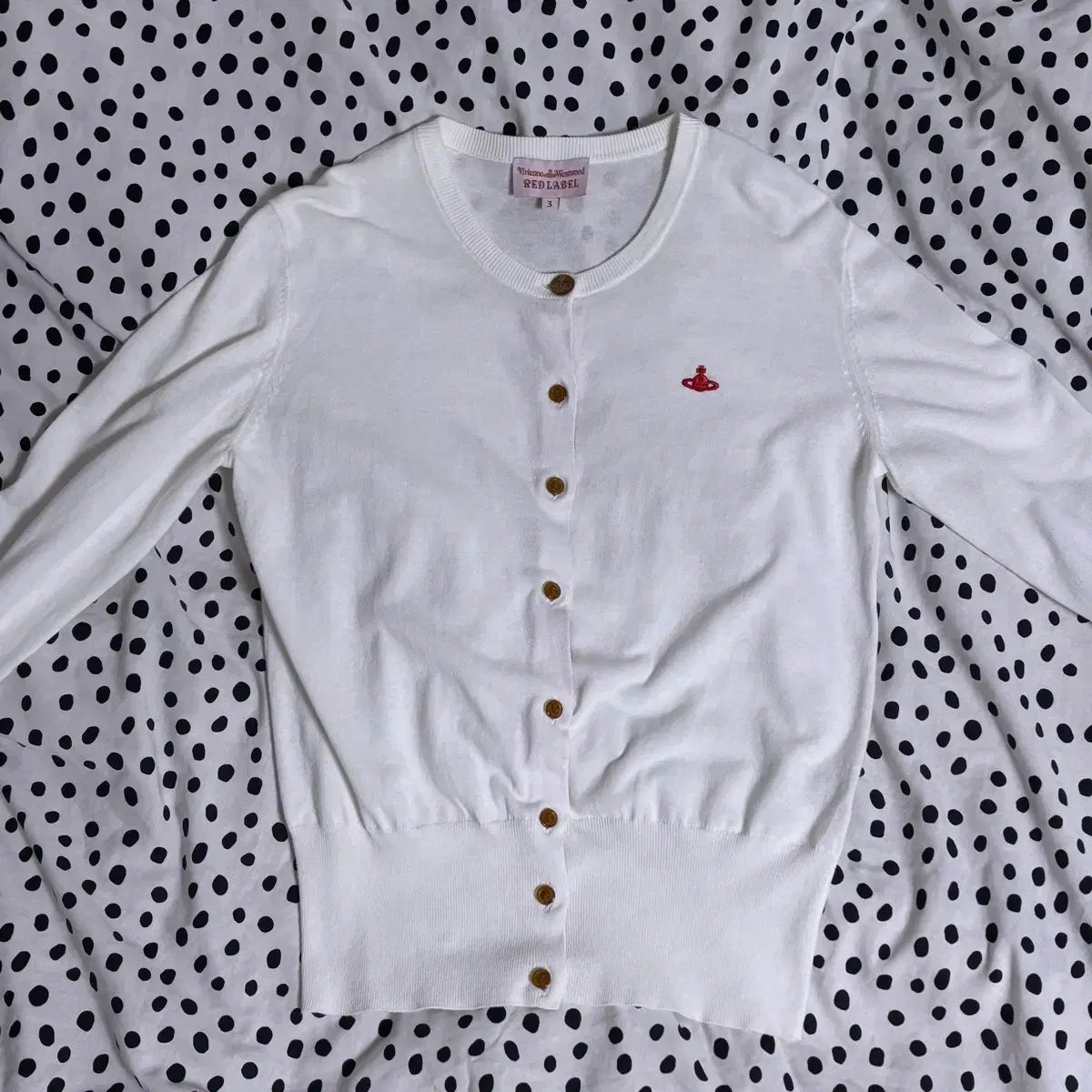 Vivienne Westwood ヴィヴィアン・ウエストウッド レッドレーベル カーディガン 白