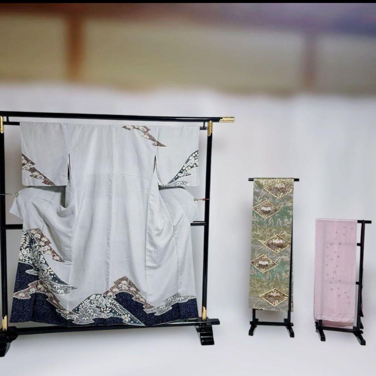 辻が花 訪問着 フルセット 正絹 袷 4点