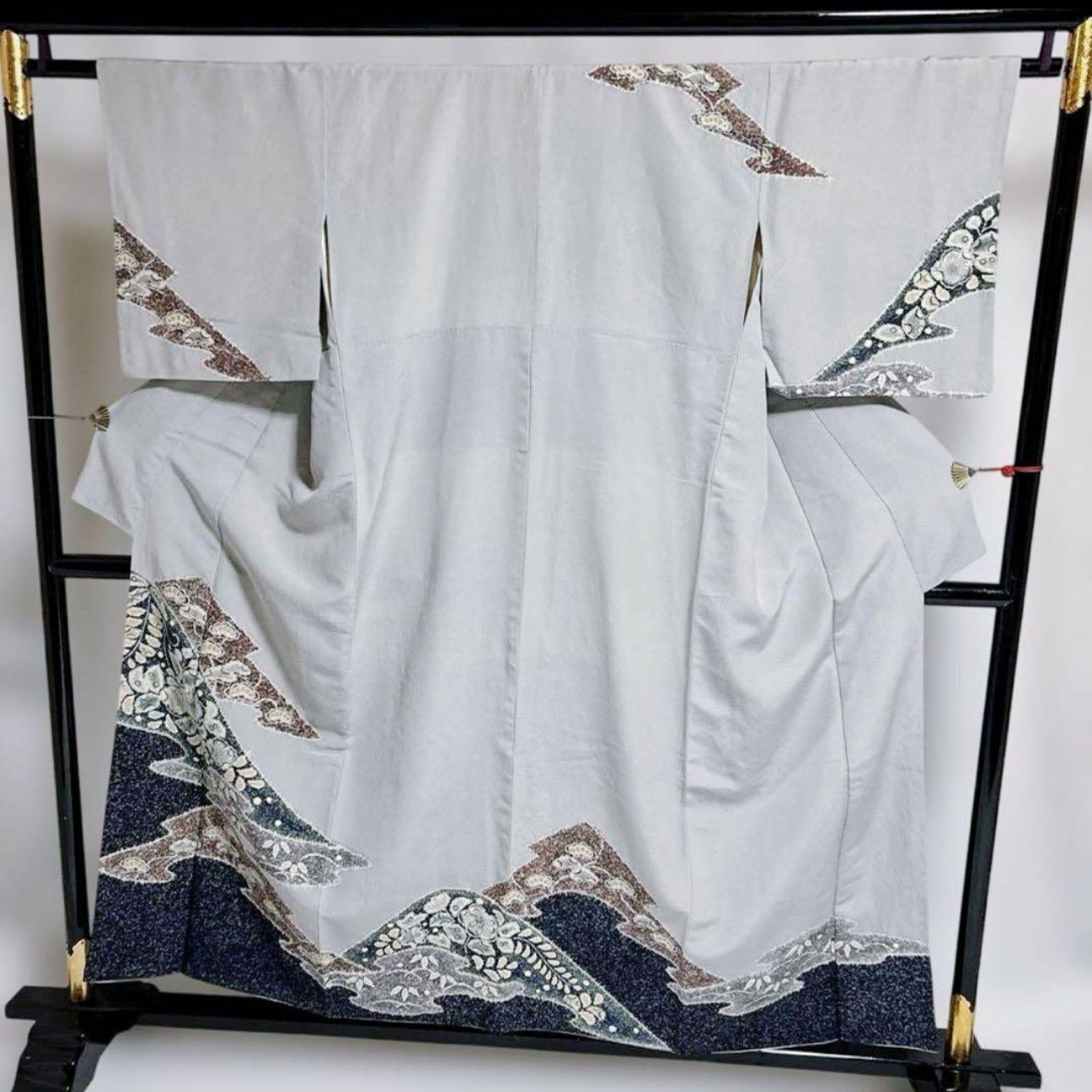 辻が花 訪問着 フルセット 正絹 袷 4点