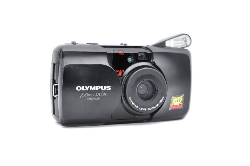 動作未確認　OLYMPUS μ [mju:] ZOOM PANORAMA カメラ 動作OK】OLYMPUS μ[mju:] ZOOM PANORAMA コンパクトフィルムカメラ