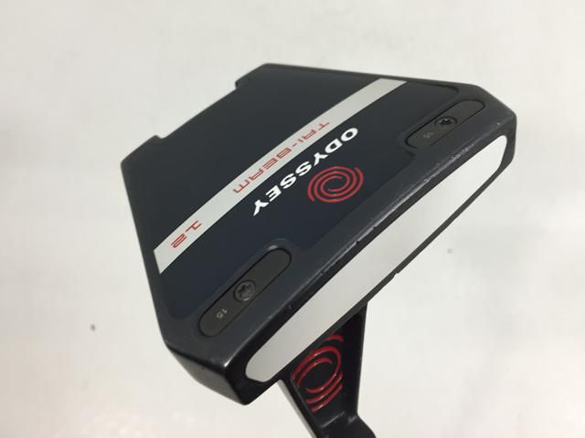 返品OK 【中古ゴルフクラブ】オデッセイ TRI-BEAM (トライビーム) #12 TWELVE パター 2023 STROKE LAB(ストローク ラボ) 70C RED シャフト パター
