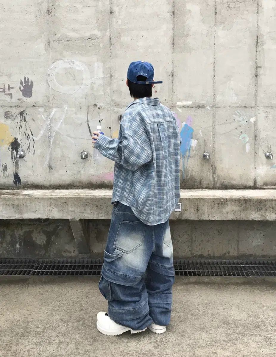 カミエン ベラ ルス リネン CHECK シャツ