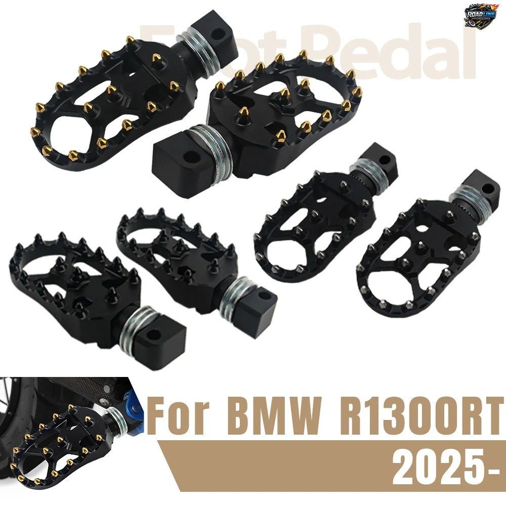 BMW R1300RT R 1300RT R1300 RT R 1300 RT 2025用パッセンジャーフットペグ、オートバイ用回転式フットレスト、リアフットレスト、フットペ