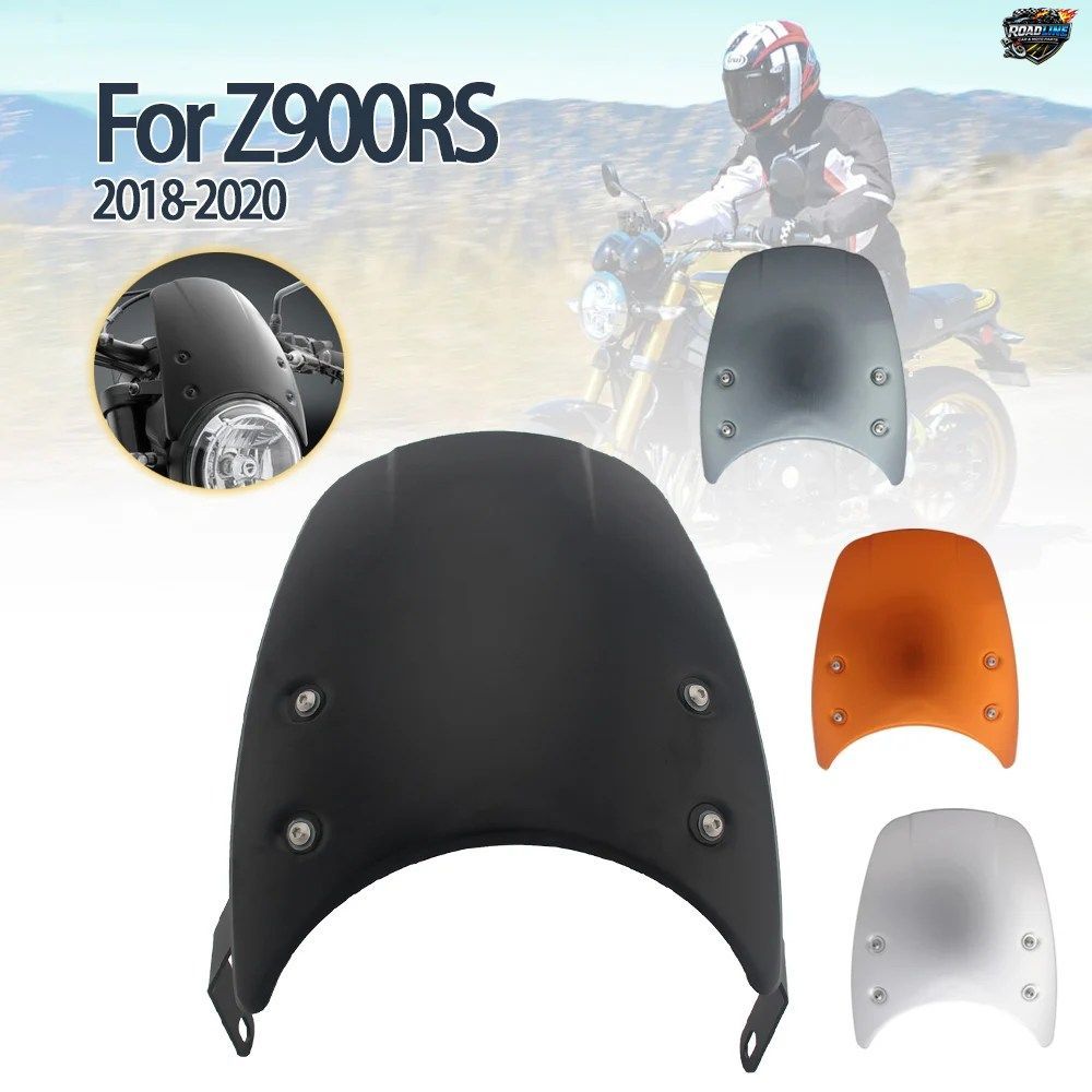 カワサキ Z900RS RS Z900 RS 2018 2019 2020 用オートバイ用アルミ製ウインドシールド ヘッドライトウインドスクリーン ウインドディフレク