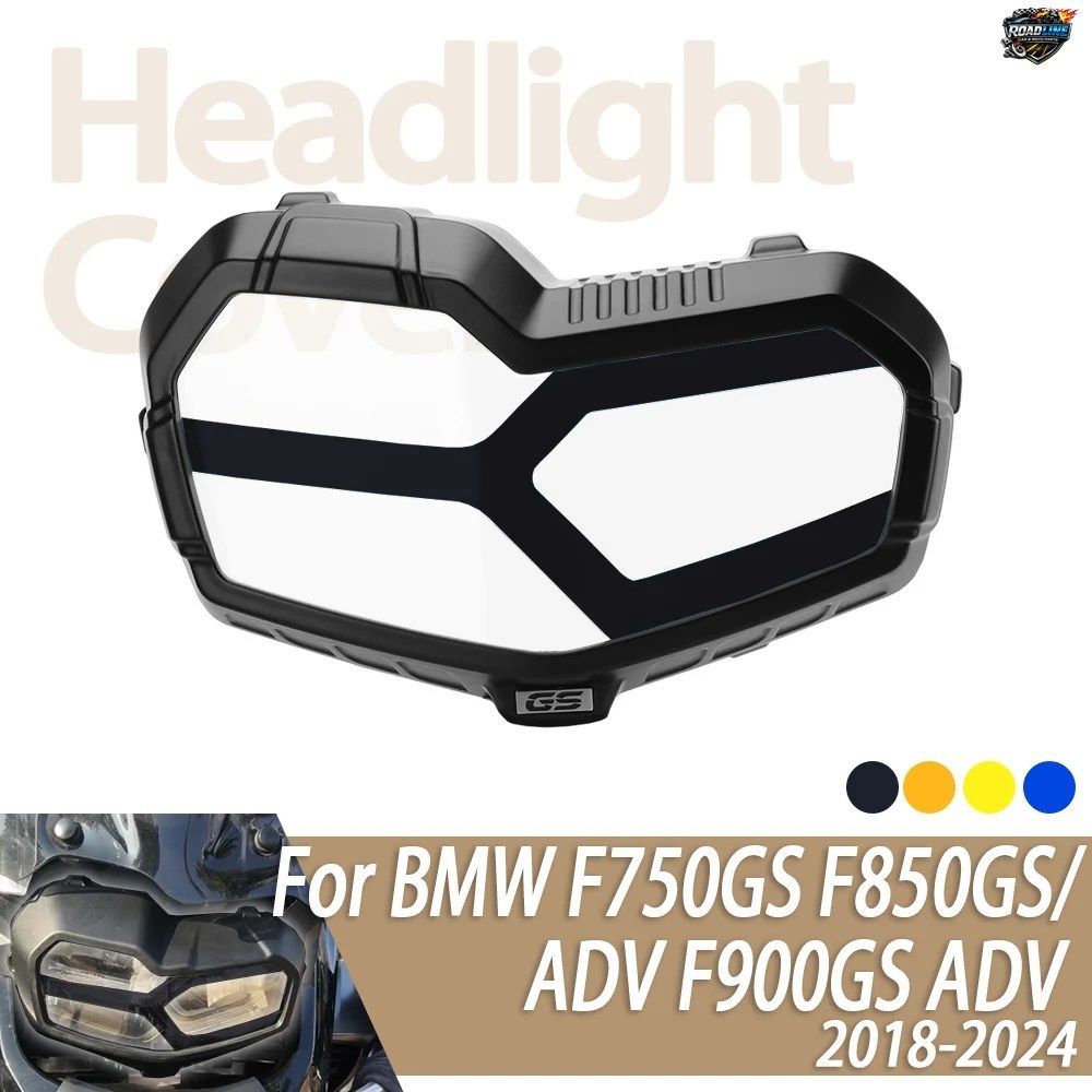 BMW F750GS F850GS F 750GS 850GS ADVENTURE 2018-2024用モーターサイクルヘッドライトガードプロテクターカバーヘッドランプライトパッチ