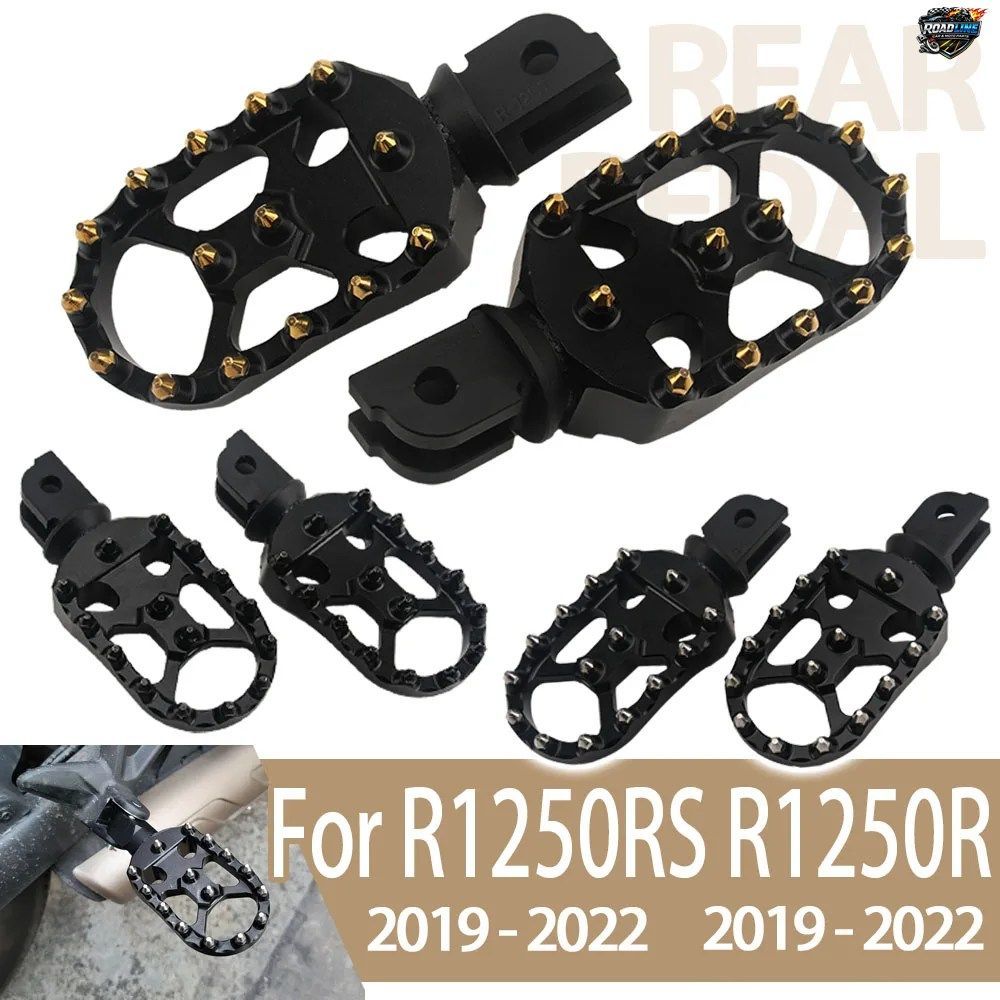 BMW R1250R R1250RS R 1250R R1250 RS モーターサイクル用フロントフットレスト、調整可能、延長可能、下降可能、回転式フットペグレスト