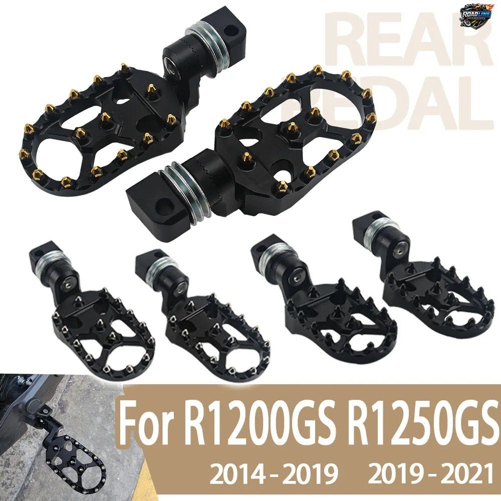 BMW R1200GS R1250GS LC用リアパッセンジャーフットレストフットペグ、BMW R1200GS R1250GS LC ADV アドベンチャー用アルミ製フットペグブ