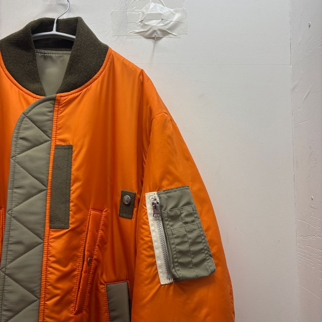 sacai サカイ 24AW Reversible Bomber Jacket リバーシブルジャケット