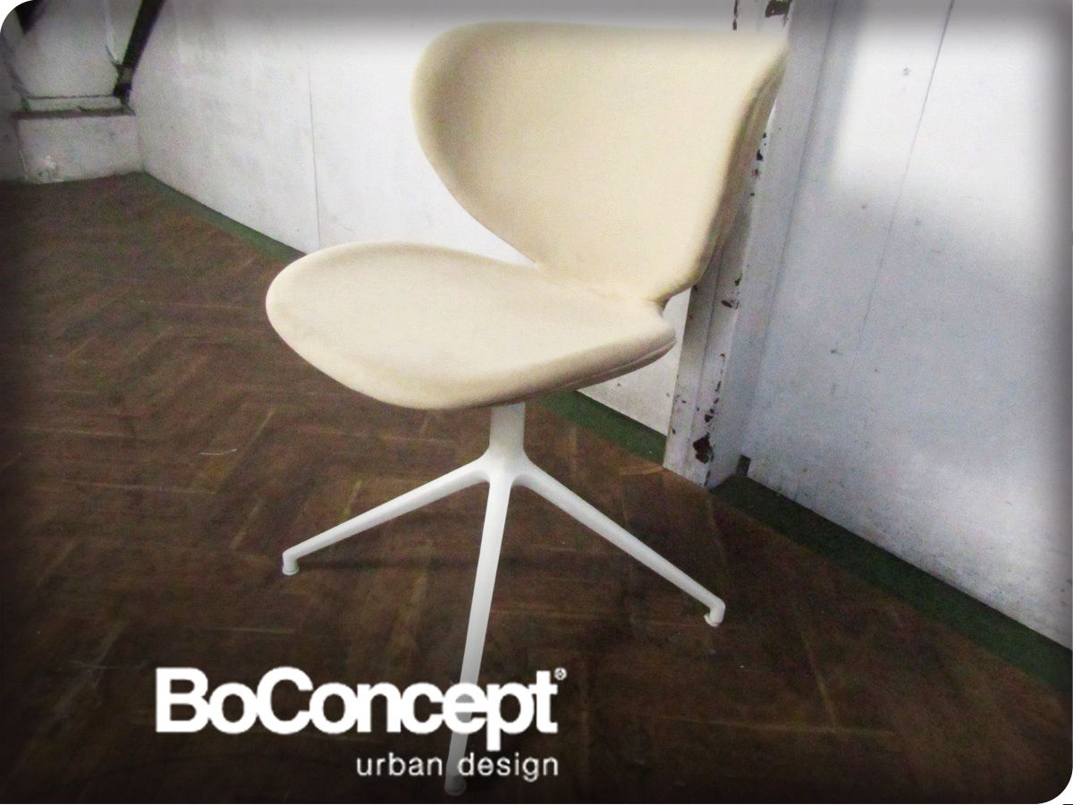 ■展示品■BoConcept/ボーコンセプト■高級■Hamilton/ハミルトン■モートン・ゲオーセン■サンド■velvet3033■ダイニングチェア/eee6403k