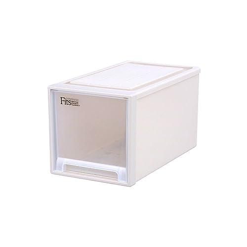 天馬 収納ボックス フィッツケース クローゼット 幅30×奥行53×高さ30cm 収納ケース たわみにくい 衣装ケース 日本製 【色 カプチーノ