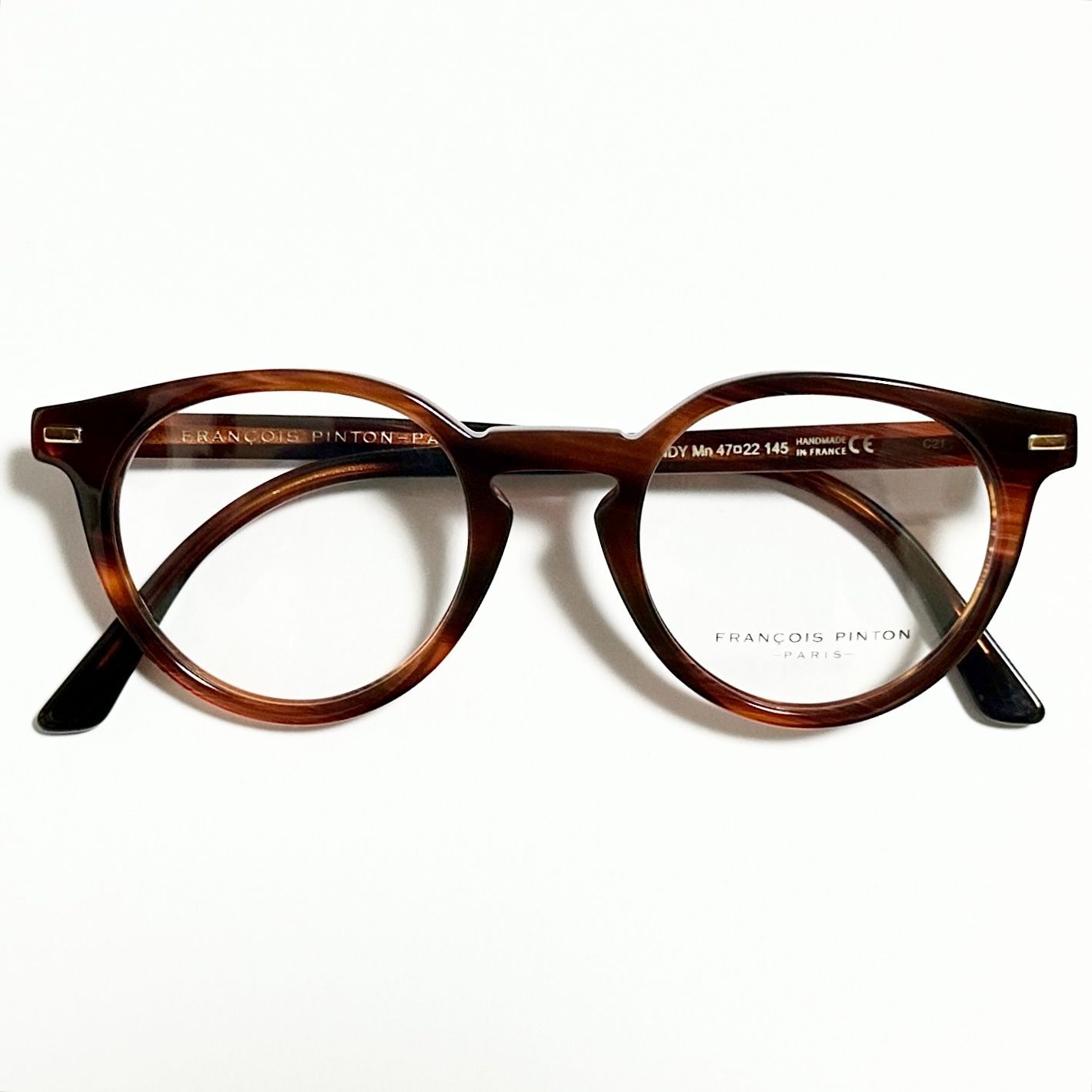 純正新品 フランス製 FRANCOIS PINTON Andy Warhol メガネ Panto 純正ケース・クロス付き フランソワ パントン Frame France 送料無料