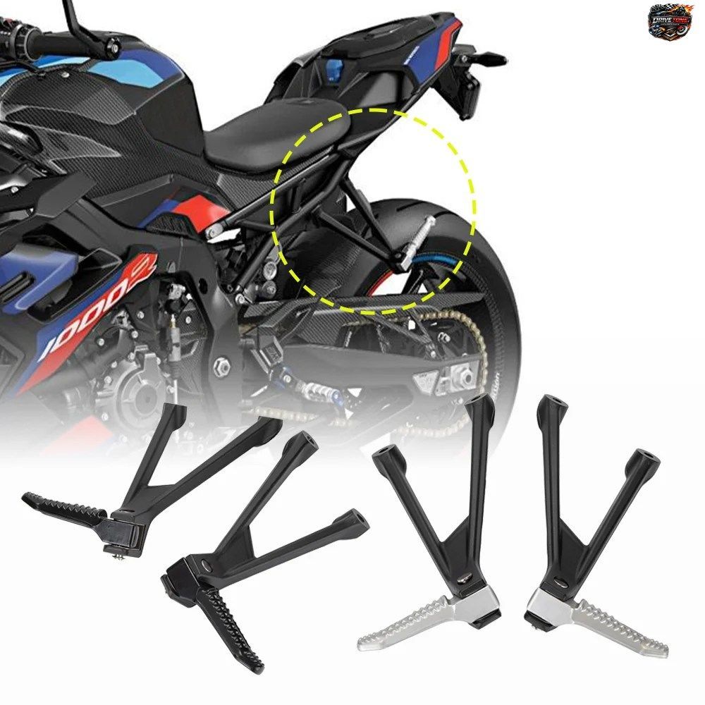 BMW S1000RR M1000RR用リアフットペグ オートバイアクセサリー R K66 M1000 K67 パッセンジャーペダル フットレスト アルミ製フットペグ