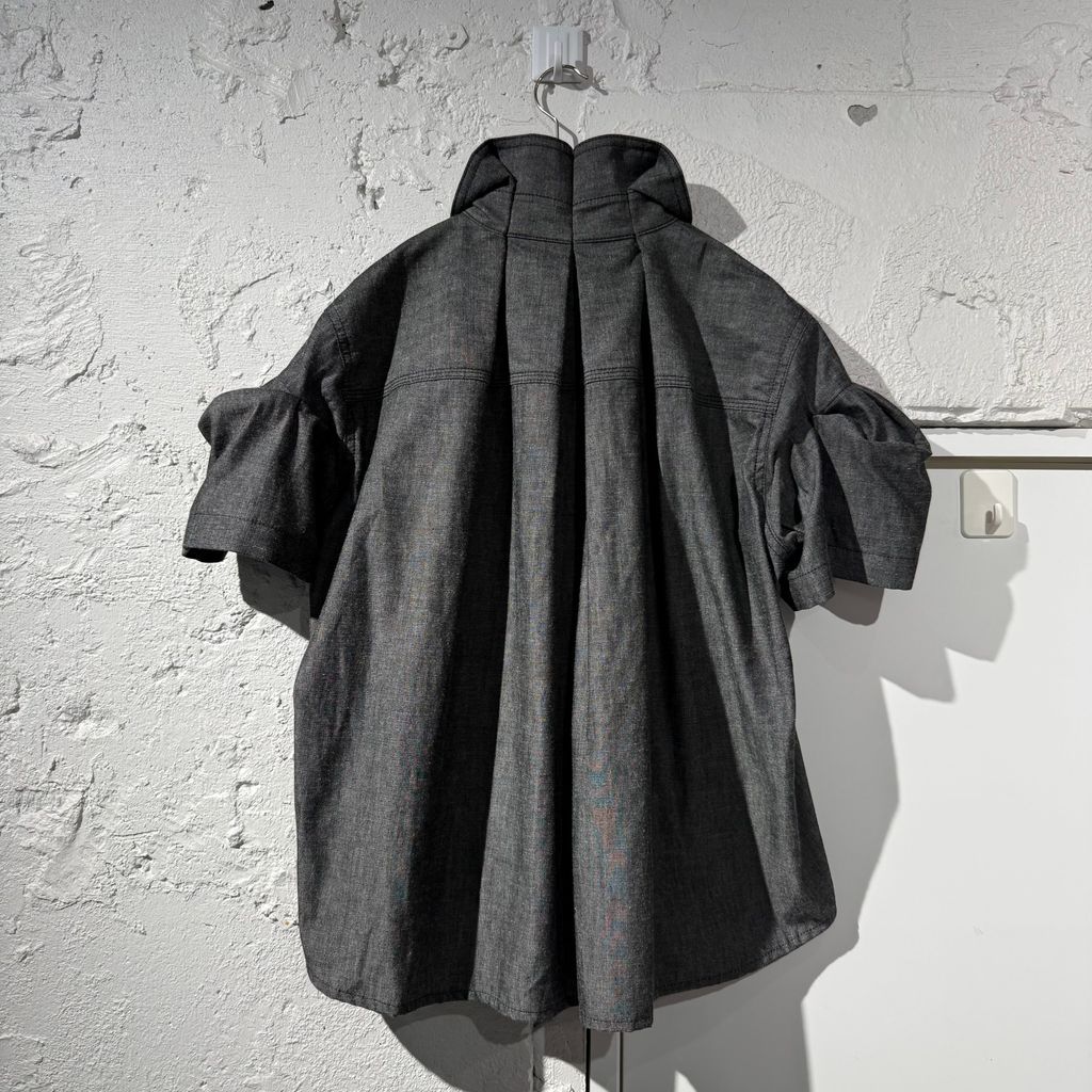 sacai デニムシャツ 半袖 26-08314 sacai サカイ 26SS Light Weight Denim Shirt デニムシャツ 26-08314