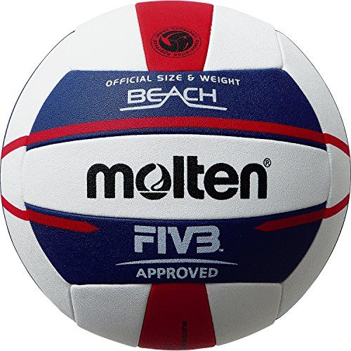 モルテン(molten) ビーチバレーボール V5B5000 白×青×赤ｍａ
