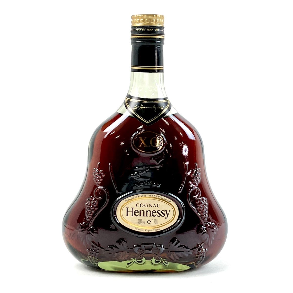 ヘネシー Hennessy XO 金キャップ グリーンボトル 700ml ブランデー コニャック 【古酒】