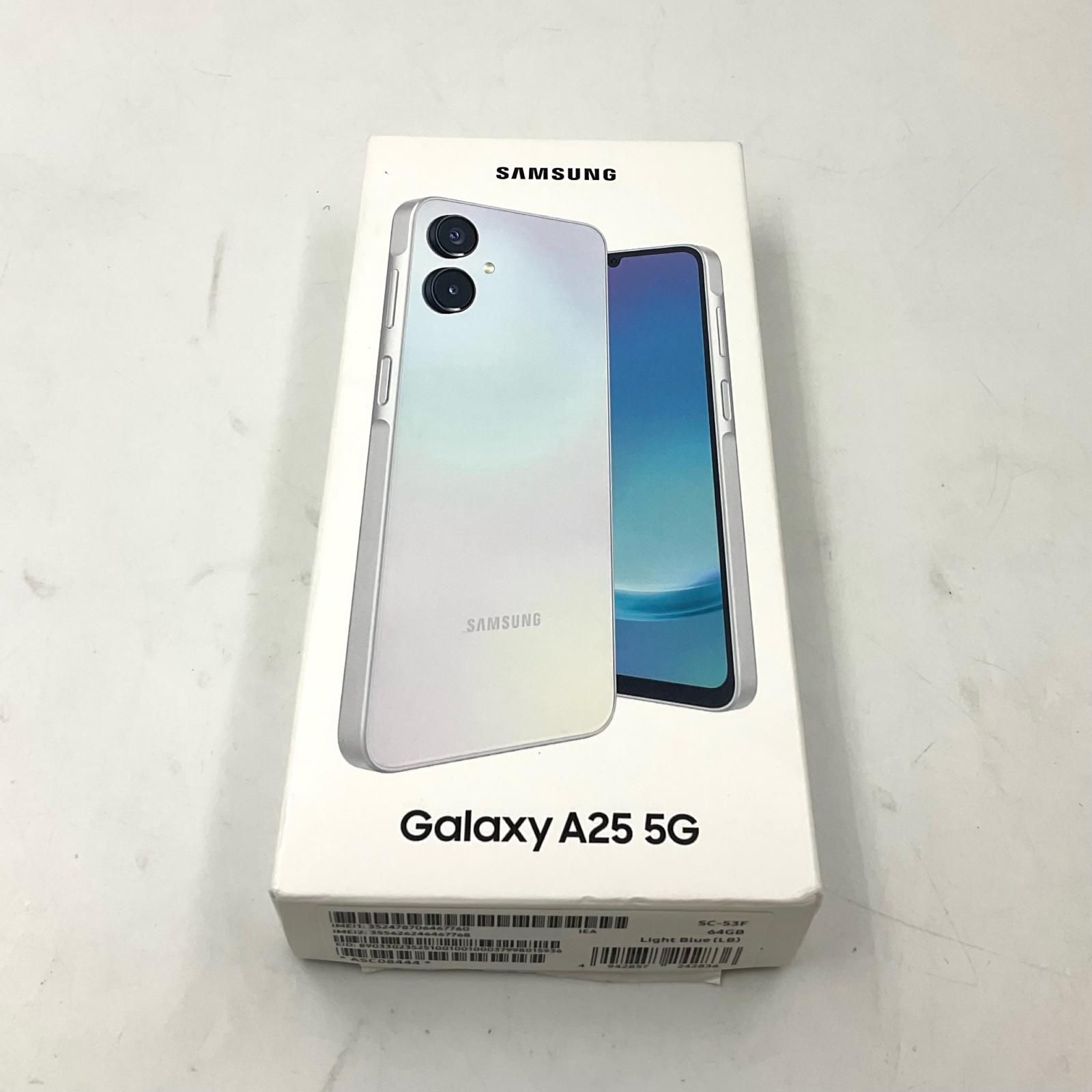 未開封】Samsung Galaxy A25 5G 本体 64GB ブルー Galaxy A25 5G 64GB