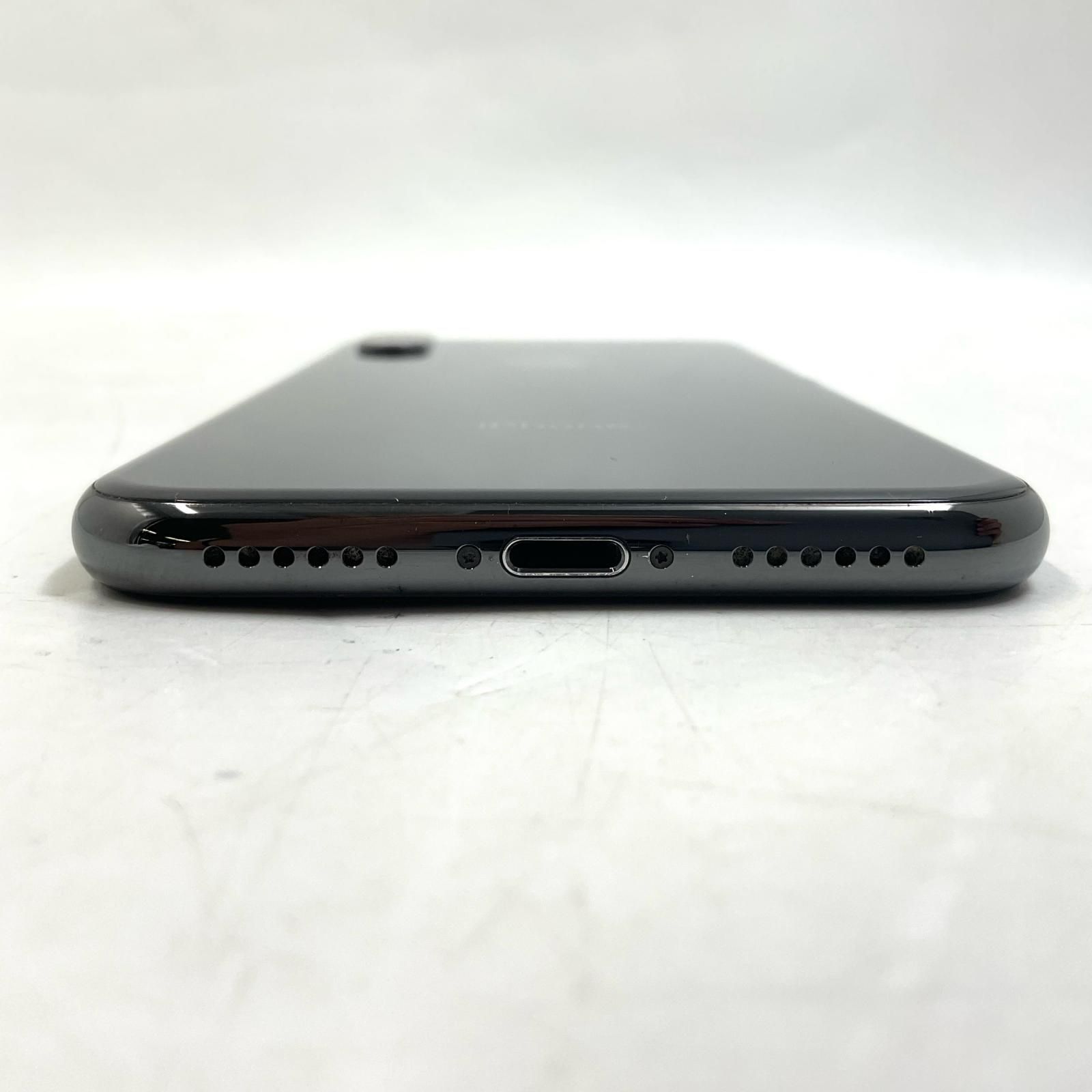 【全額返金保証】【最速発送】 iPhone X 256GB スペースグレイ docomo 白ロム 動作確認済 66%