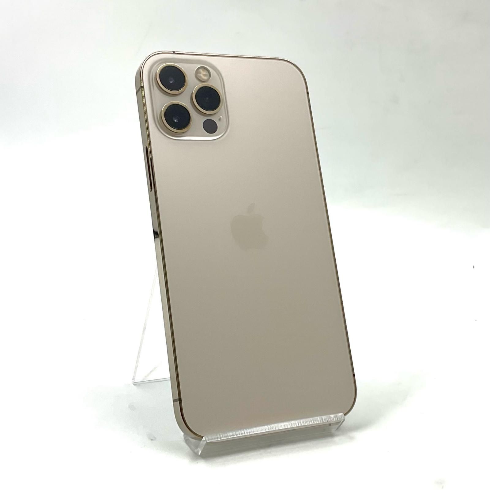 【最速発送】 iPhone Pro 12 Pro 128GB ゴールド Softbank SIMフリー 白ロム【難有】 76%