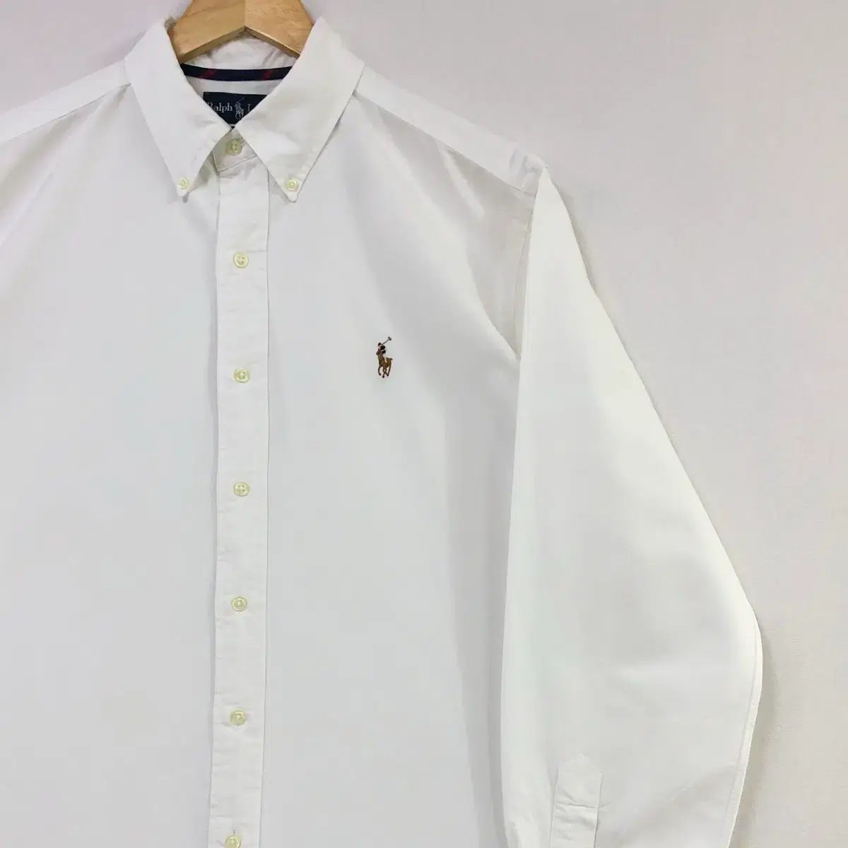 XL ポロ オックスフォード 白 シャツ