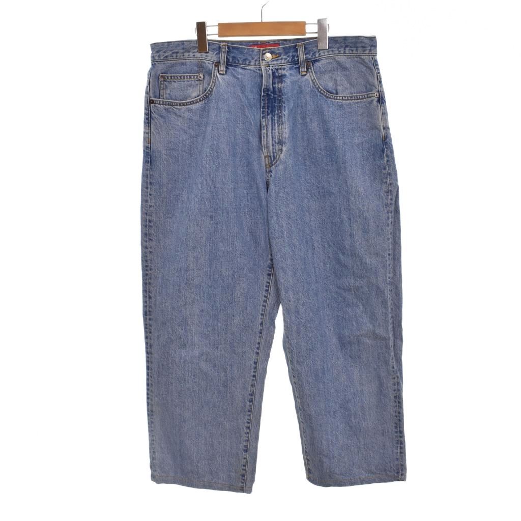 シュプリーム SUPREME 25FW Baggy Jean Washed Indigo バギージーンズ デニムパンツ 34 青 ブルー