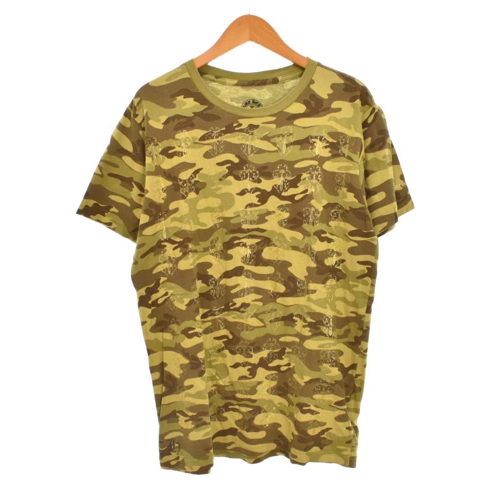 Chrome Hearts 迷彩 Tシャツ クロムハーツ CHROME HEARTS 迷彩 カモフラ Tシャツ 半袖 プリント M