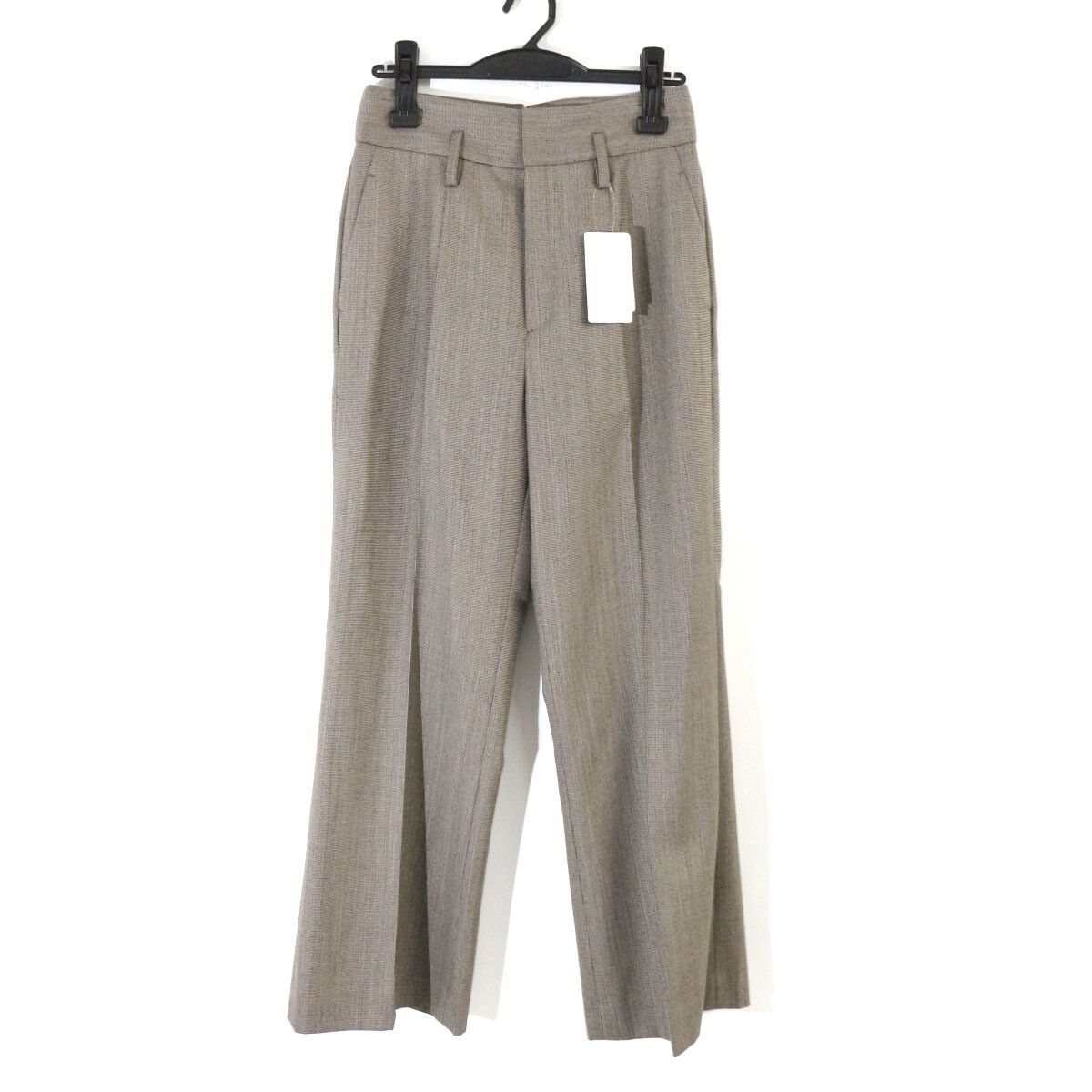 MUSE de Deuxieme Classe ミューズ ドゥ ドゥーズィエムクラス 24AW VICTORIAN FALLING PANTS スラックスパンツ 34 24030500409030