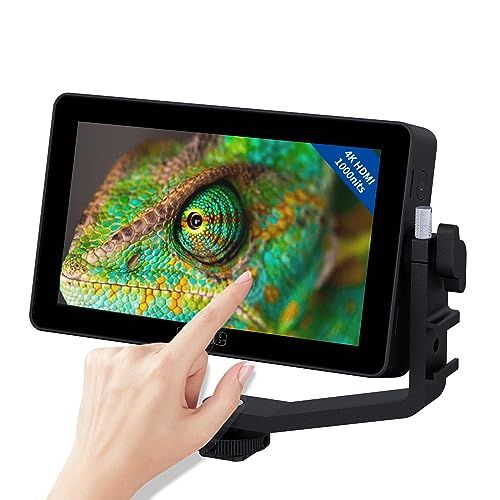 R★OSEE Lilmon 5 カメラ モニター 5.5インチ タッチスクリーン高輝度1000nits ビデオモニター3D LUTサポート HD オンカメラ 4K HDMI信号出力 一眼レフ カメラ撮影確認用 DSLR カメラフィールドモニタ b1005af5