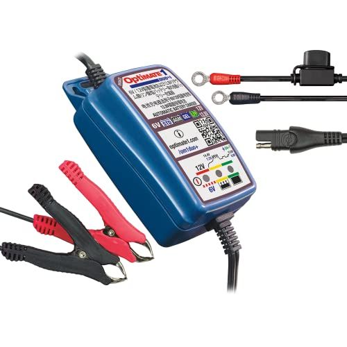 R★テックメイト(TecMATE)【公式】OptiMate オプティメイト バイク用全自動充電器 OptiMate1 DUO+ TM-407av2 dcf24713