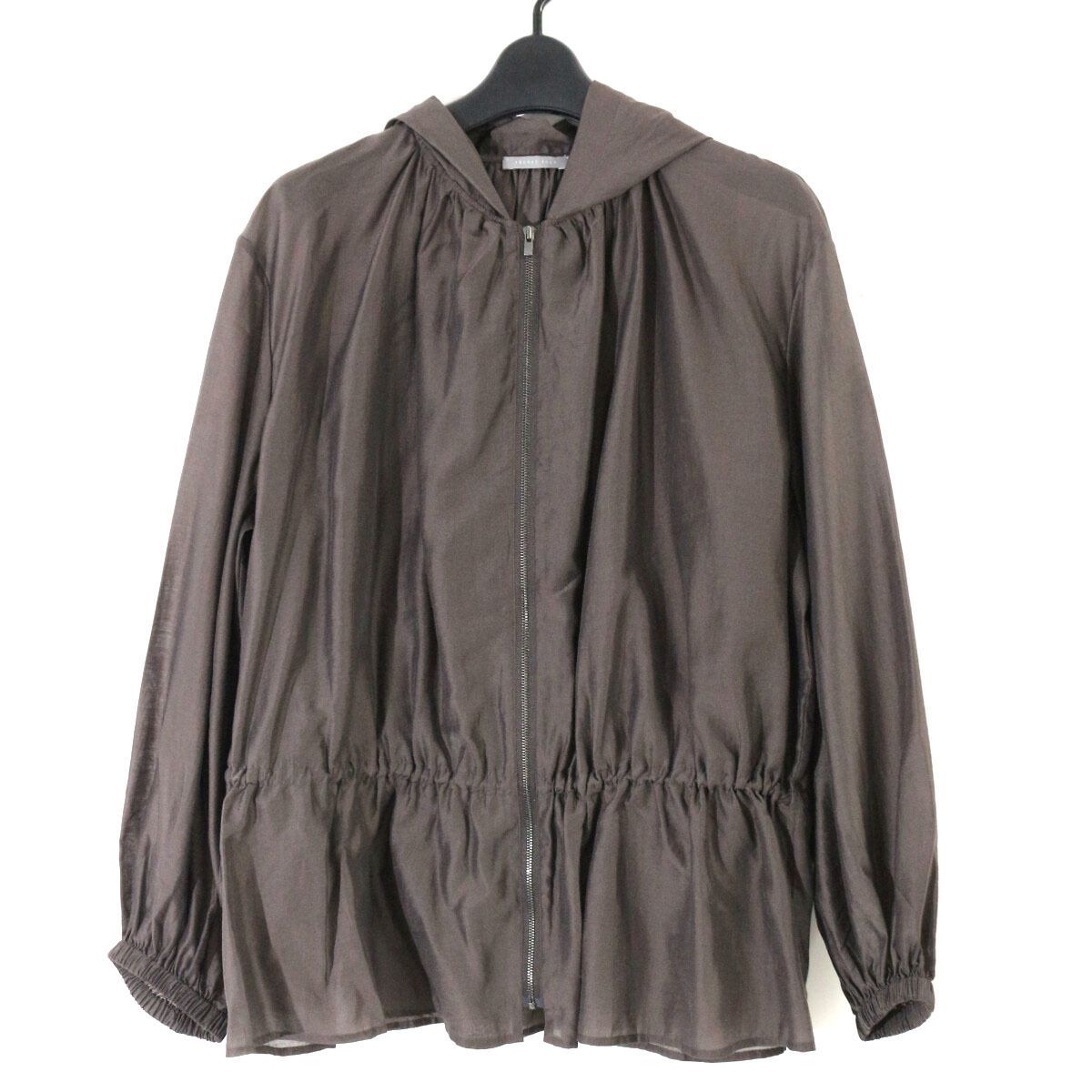 theory luxe セオリーリュクス 26SS Tori Charlene Blouson セルロースフーデッドブルゾン / ジャケット 38 03-6204105