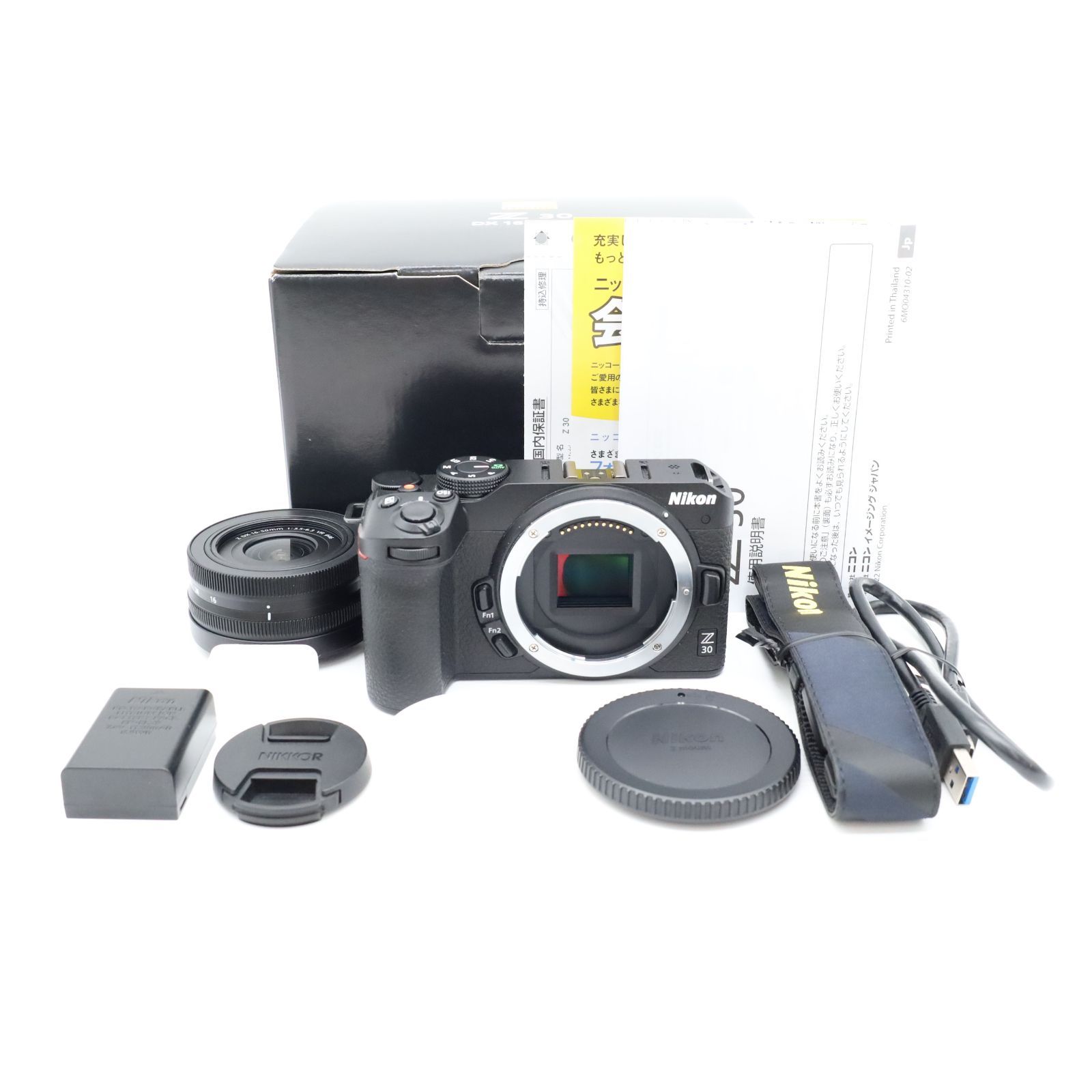 ショット数17956！Nikon ニコン ミラーレス一眼 Z30 16-50 VR レンズキット Zマウント APS-C 動画 Vlog 手振れ補正ブラック