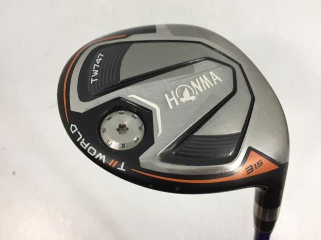 返品OK 【中古ゴルフクラブ】ホンマ TOUR WORLD (ツアーワールド) TW747 FW フェアウェイ VIZARD FP-6 3W