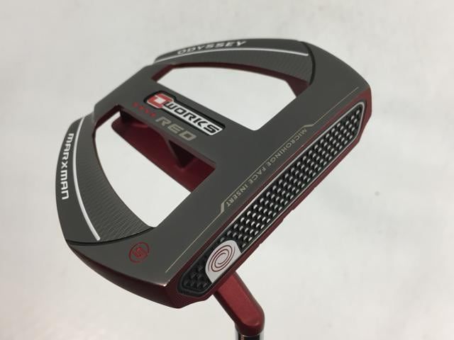 返品OK 【中古ゴルフクラブ】【超美品】オデッセイ O-WORKS RED(オー･ワークス レッド) マークスマン S パター オリジナルスチール パター
