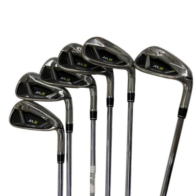 【中古】 テーラーメイド M2(2017) 6S アイアンセット IR RE-AX 90 STEEL JAPAN・SPEC(アイアン) (フレックスS) メンズ 男性用 右利き 右用 Dランク ゴルフクラブ