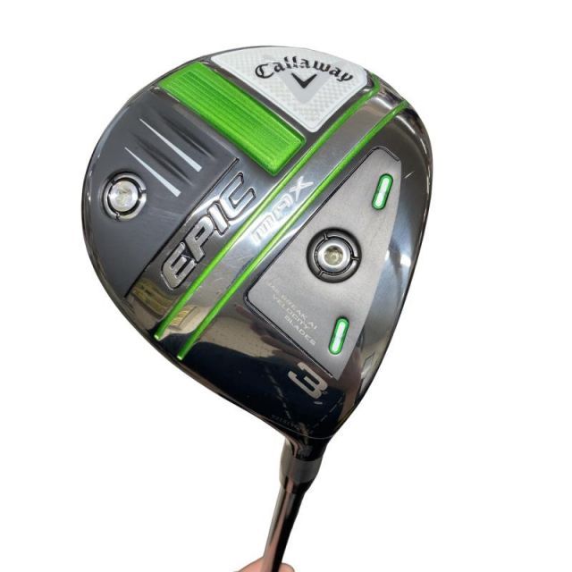 【中古】 キャロウェイ EPIC MAX 3W フェアウェイウッド FW Diamana 40 for CW(2021 EPIC FW) (フレックスSR) メンズ 男性用 右利き 右用 Bランク ゴルフクラブ