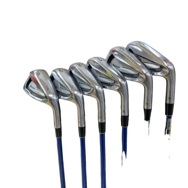 【中古】 ダンロップ SRIXON Z585 6S アイアンセット IR Miyazaki Mahana (フレックスS) メンズ 男性用 右利き 右用 Cランク ゴルフクラブ
