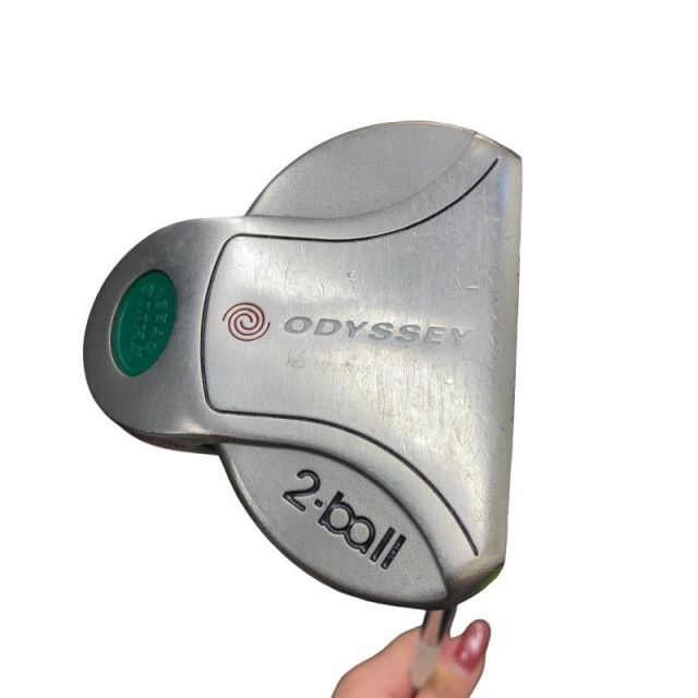【中古】 オデッセイ WHITE STEEL 2・ball 34インチ パター PT スチール (フレックスその他) メンズ 男性用 右利き 右用 Cランク ゴルフクラブ