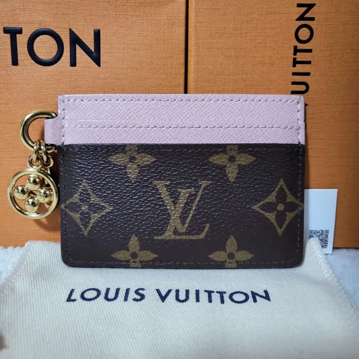 フルセット Louis Vuitton ルイヴィトン モノグラム LV チャーム カードウォレット カード財布