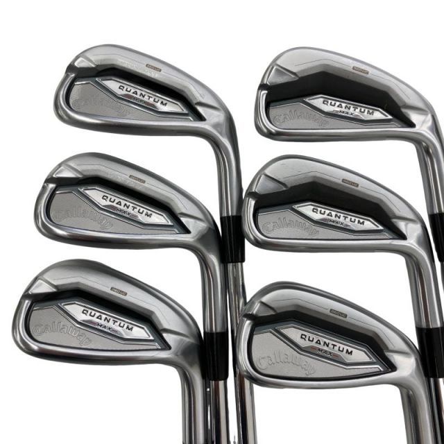 【中古】 キャロウェイ QUANTUM MAX 7S アイアンセット IR リシャフト (フレックスその他) メンズ 男性用 右利き 右用 Cランク ゴルフクラブ