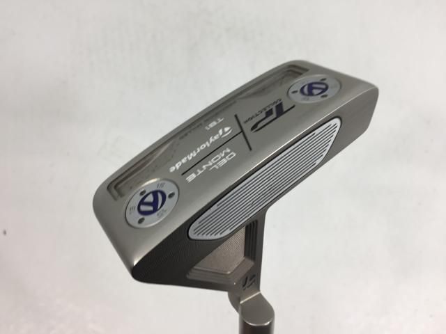 返品OK 【中古ゴルフクラブ】テーラーメイド TP コレクション ハイドロブラスト TRUSS DEL MONTE TB1 パター 2022 オリジナルスチール パター