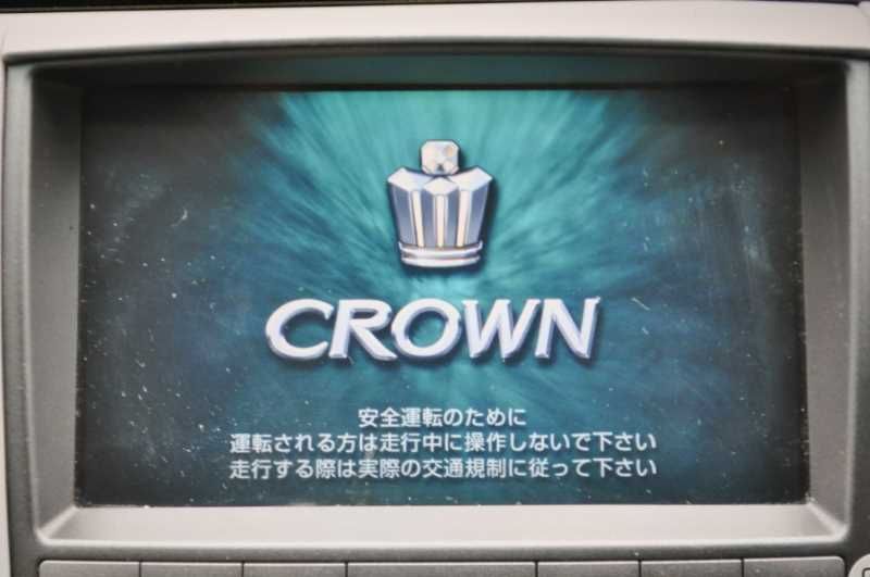 HDDナビ マルチモニター マルチナビ ディスプレイ 黒木目調 地図2018年 CD MD (GRS183 GRS180) クラウン ロイヤルサルーン 後期 86430-30193 s025162C