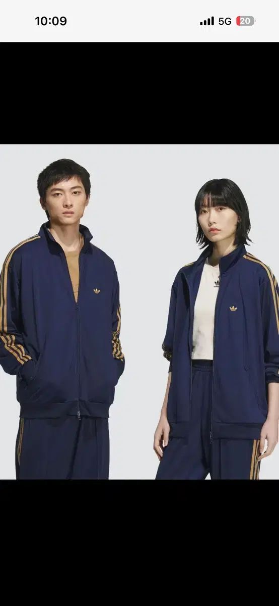 アディダス トラックジャージ ネイビー GOLD 3本線