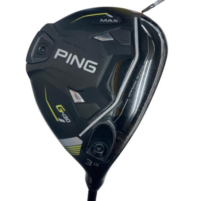 【中古】 ピン G430 MAX 3W フェアウェイウッド FW 純正特注シャフト (フレックスX) メンズ 男性用 右利き 右用 Cランク ゴルフクラブ