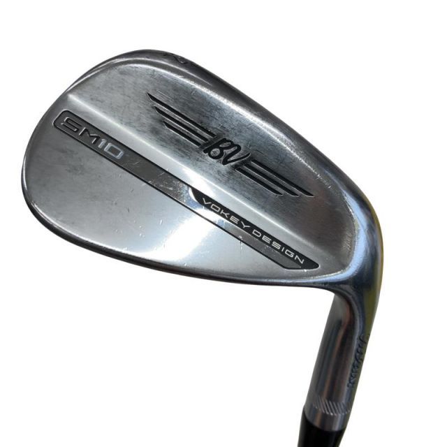 【中古】 タイトリスト VOKEY SPIN MILLED SM10 ツアークロム 52°/08°F ウェッジ WG Dynamic Gold (フレックスS) メンズ 男性用 右利き 右用 Cランク ゴルフクラブ