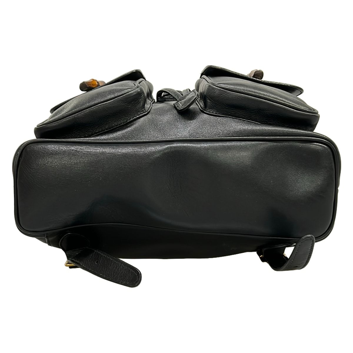 GUCCI(グッチ) リュックサック バンブー 0031998 黒 レザー - メルカリ