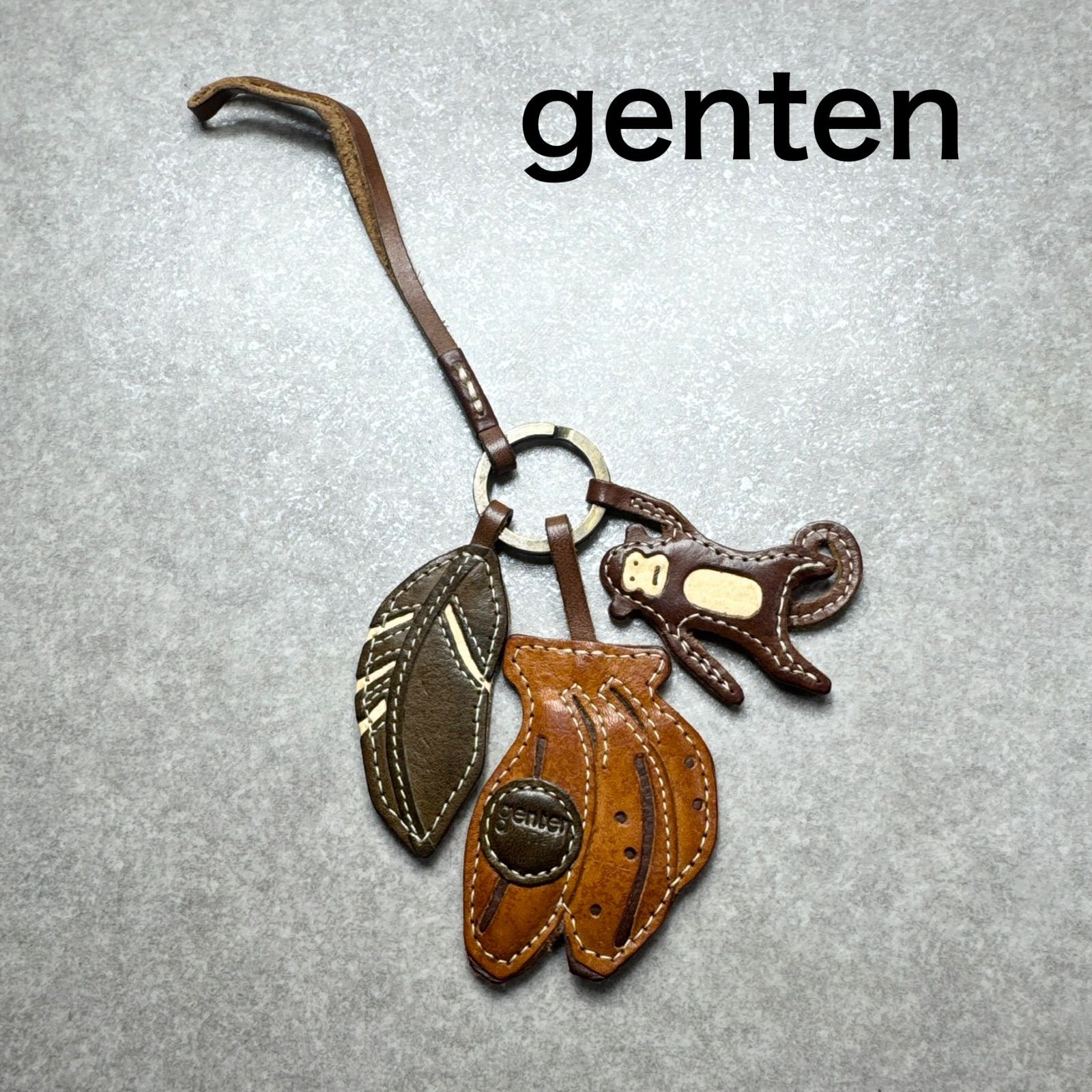 genten ゲンテン チャーム バッグチャーム キーリング キーホルダー