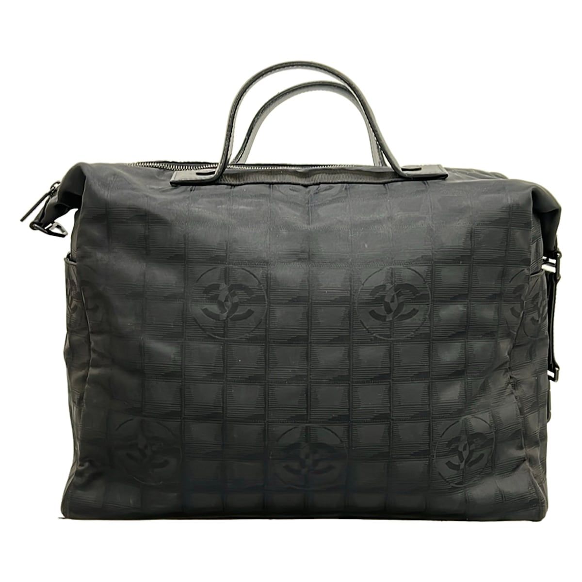 CHANEL(シャネル) ボストンバッグ ニュートラベルライン A15966 黒 レザー