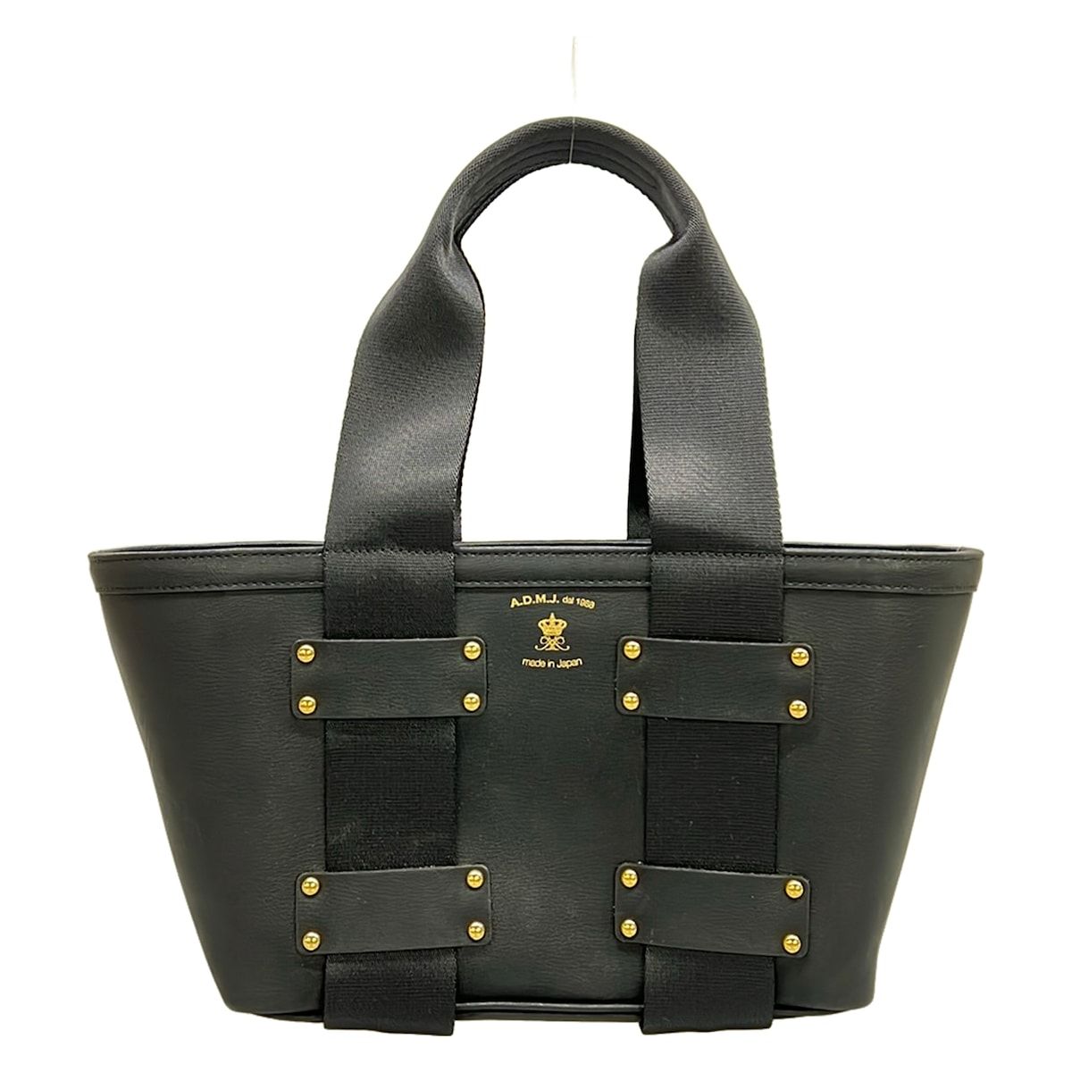 AccessoiresDeMademoiselle(ADMJ)(アクセソワ・ドゥ・マドモワゼル) ハンドバッグ美品 - 黒 レザー